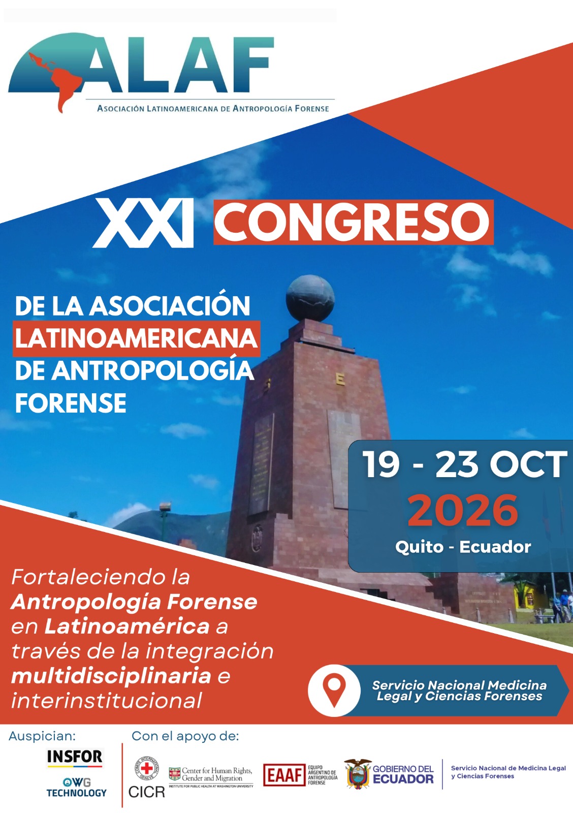 Afiche congreso Ecuador 2026
